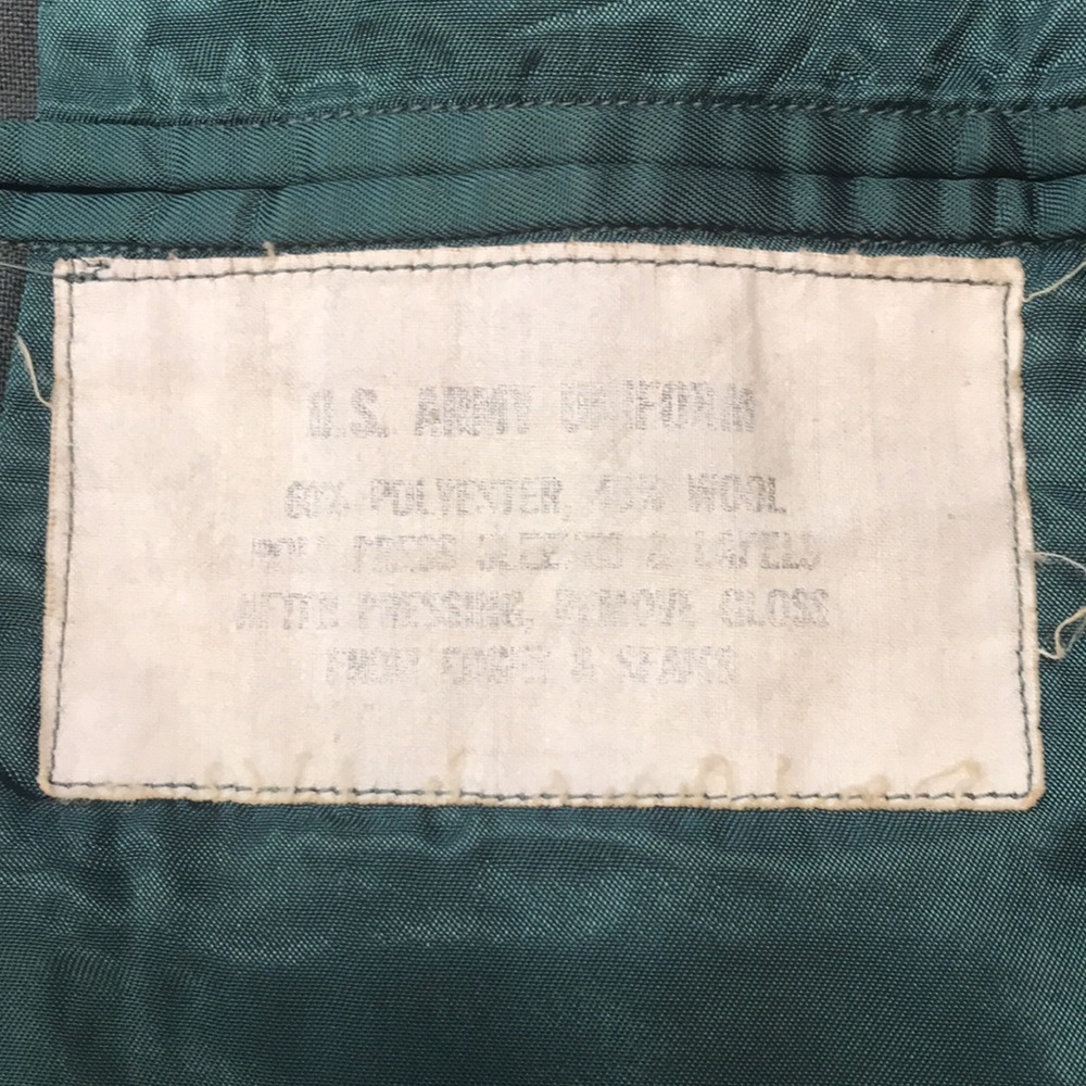 👨✈️Vintage Vietnam War Era Military Issued DSA Class 3 Suit Jacket, Size 42L - Picture 7 of 16